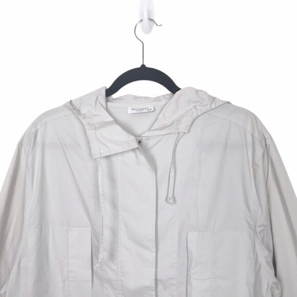 Equipment Light Gray Short Boven Parka Jacket - Picture 5 of 12